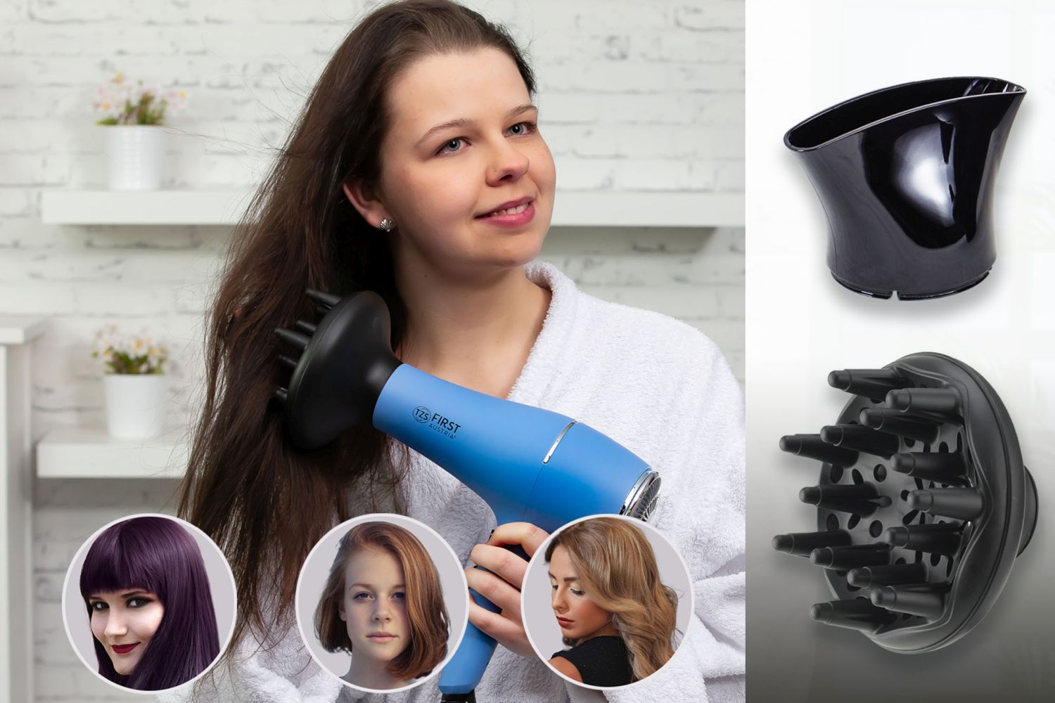 2200 W, Ionen, schonendes Styling & gleichmäßige Wärmeverteilung