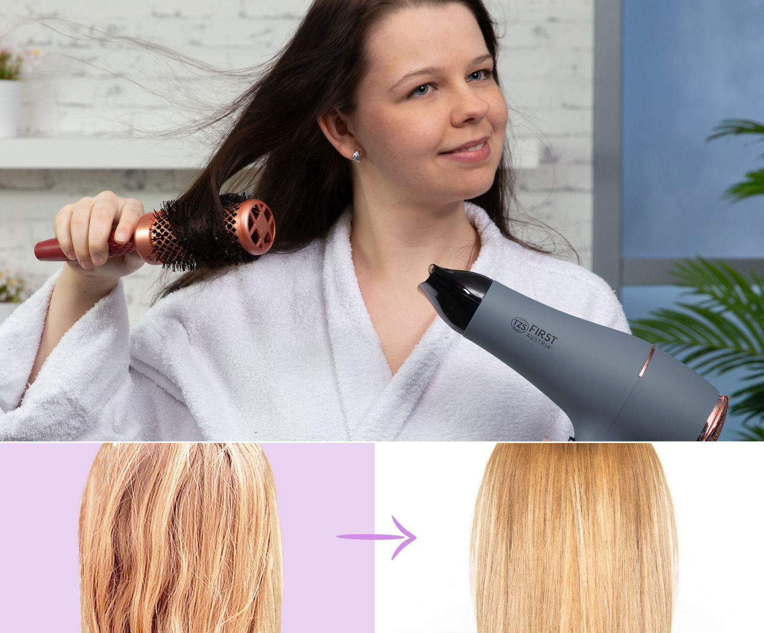 2200 W, Ionen, schonendes Styling & gleichmäßige Wärmeverteilung