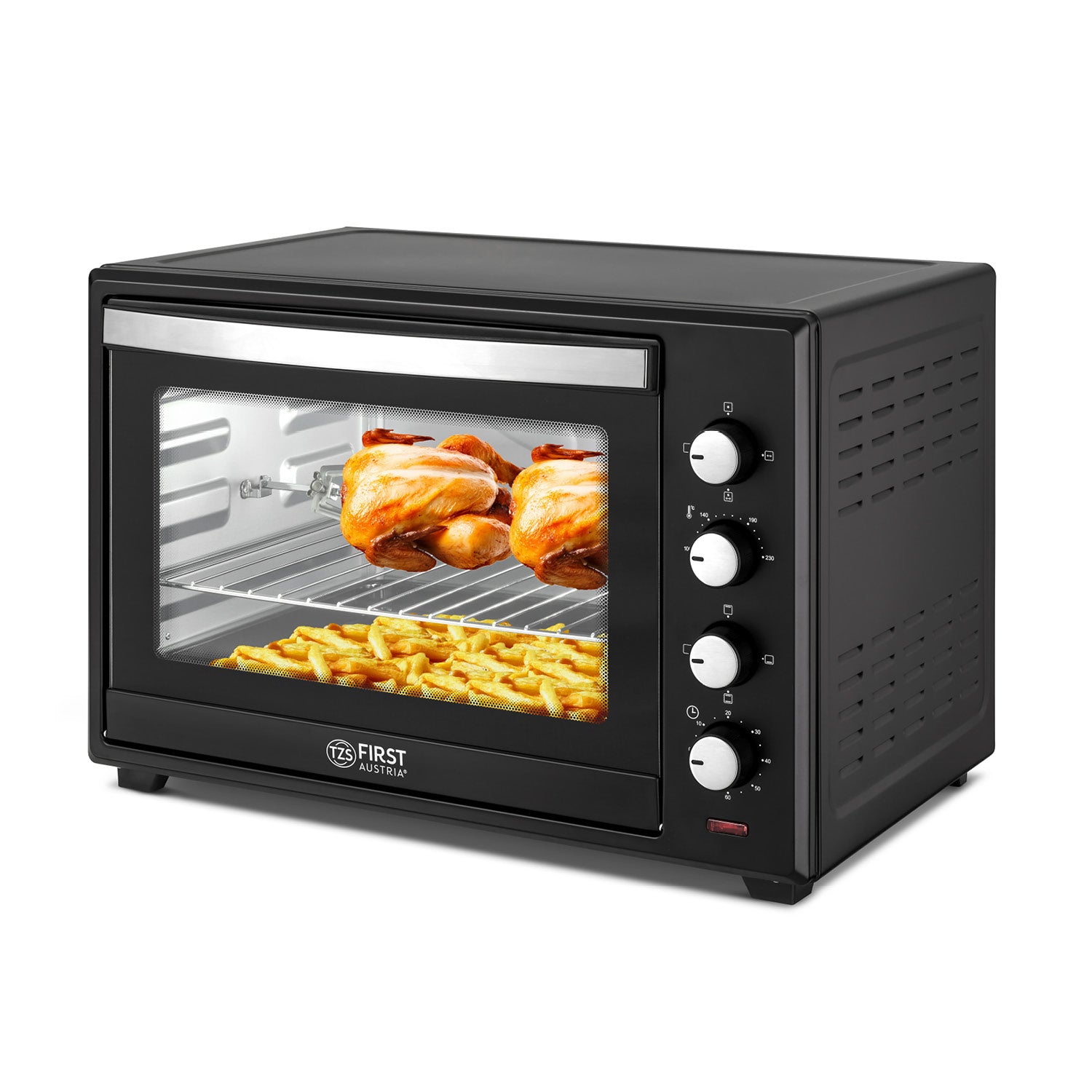 Mini-Backofen 60L, extra großes Volumen