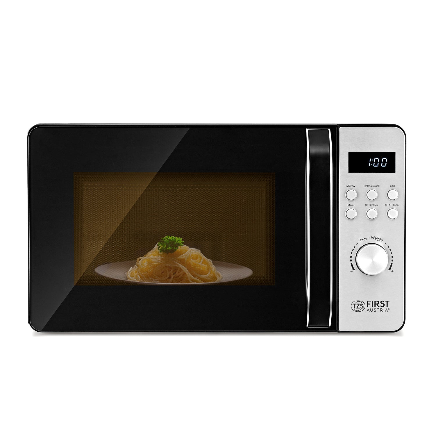 Mikrowelle mit Grillfunktion – 20 l Garraum, 700 W Mikrowelle, 800 W Grill, LED-Display, 8 Programme