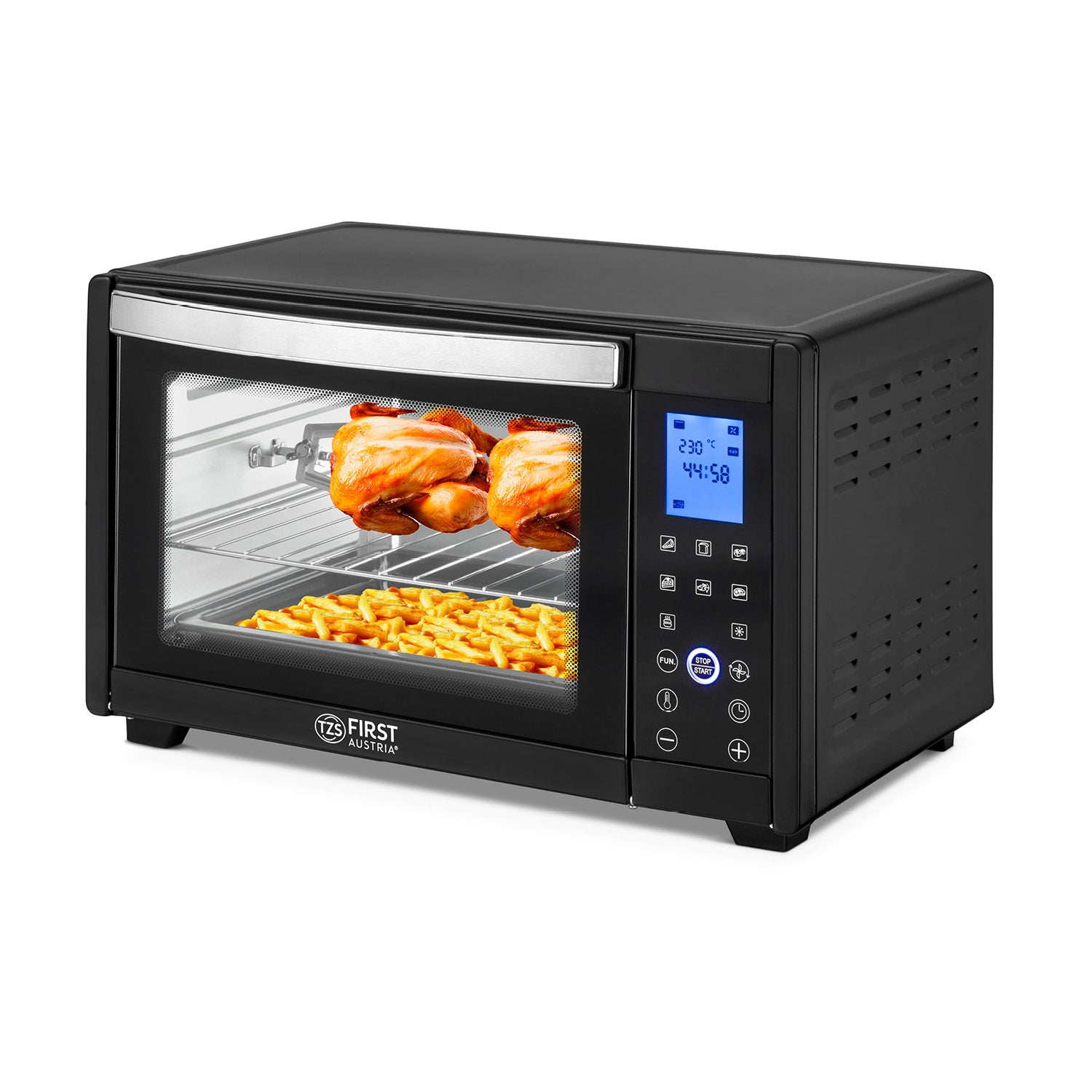 Mini-Backofen 30L mit Umluft & Drehspieß
