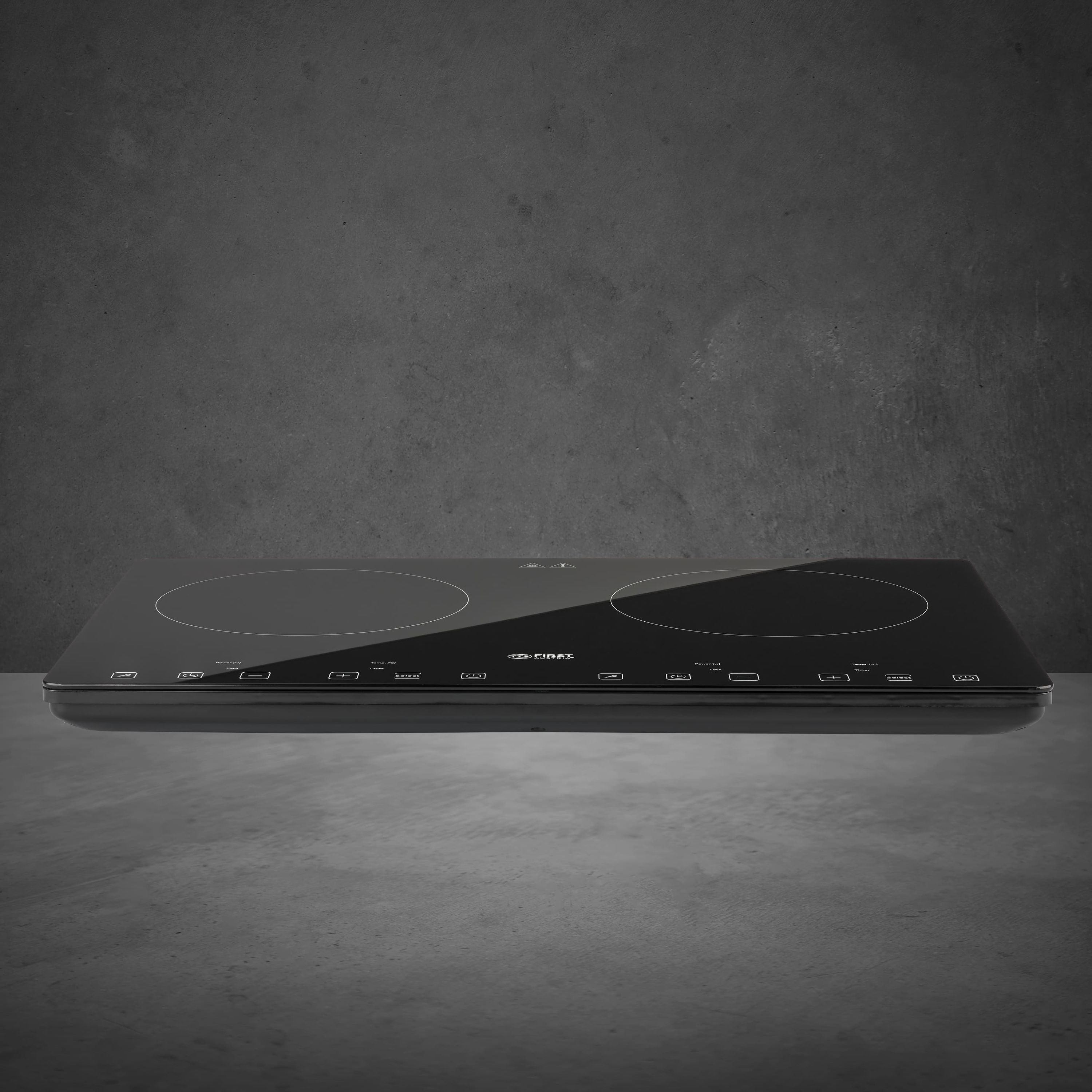 Doppel-Induktionskochplatte 3400 W, Touch-Bedienung, mit Timer