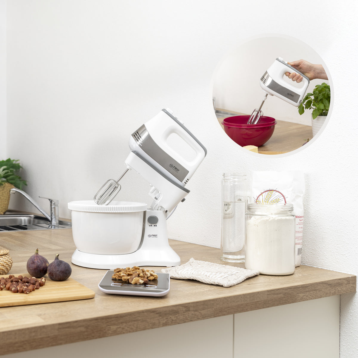 Robot pâtissier et pétrin avec bol 3,5 L, 500 W