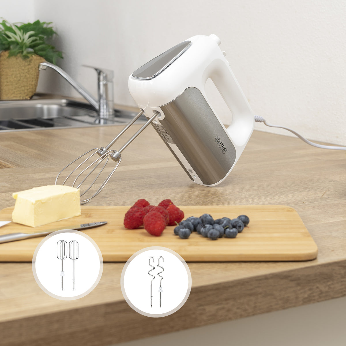 Robot pâtissier et pétrin avec bol 3,5 L, 500 W