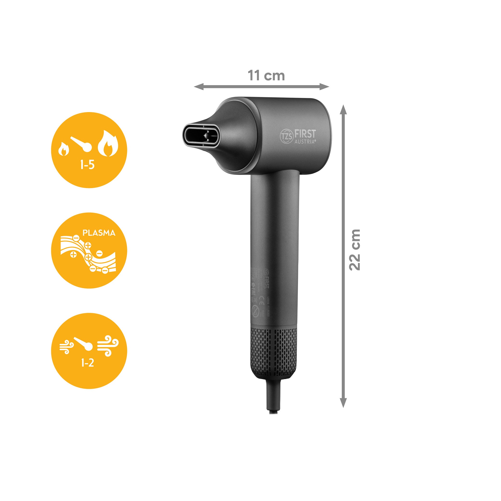Duo Sensor Hair Dryer 420 g, Plasma Ionic Technology, BLDC Motor