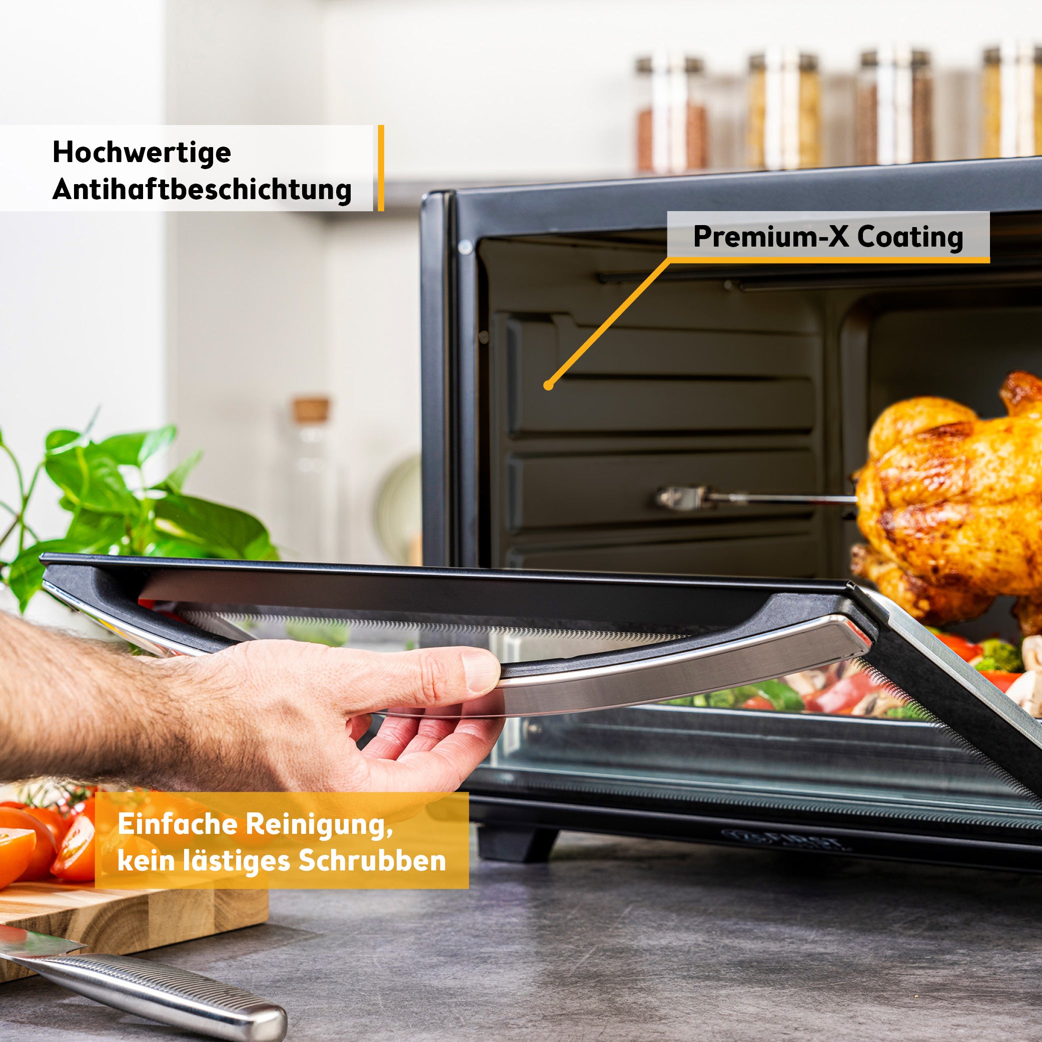 Mini Oven 45L, with Convection, Rotisserie