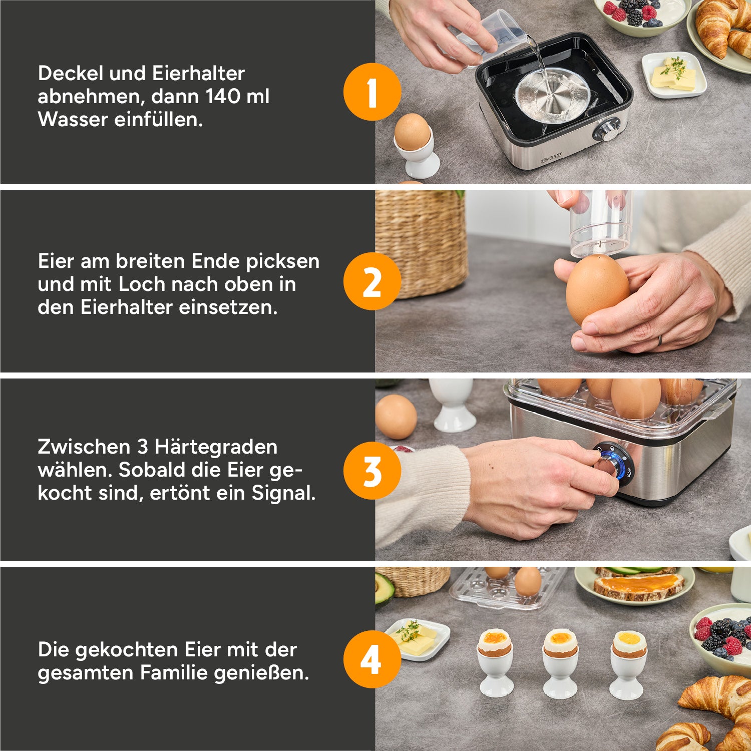 Für 8 Eier