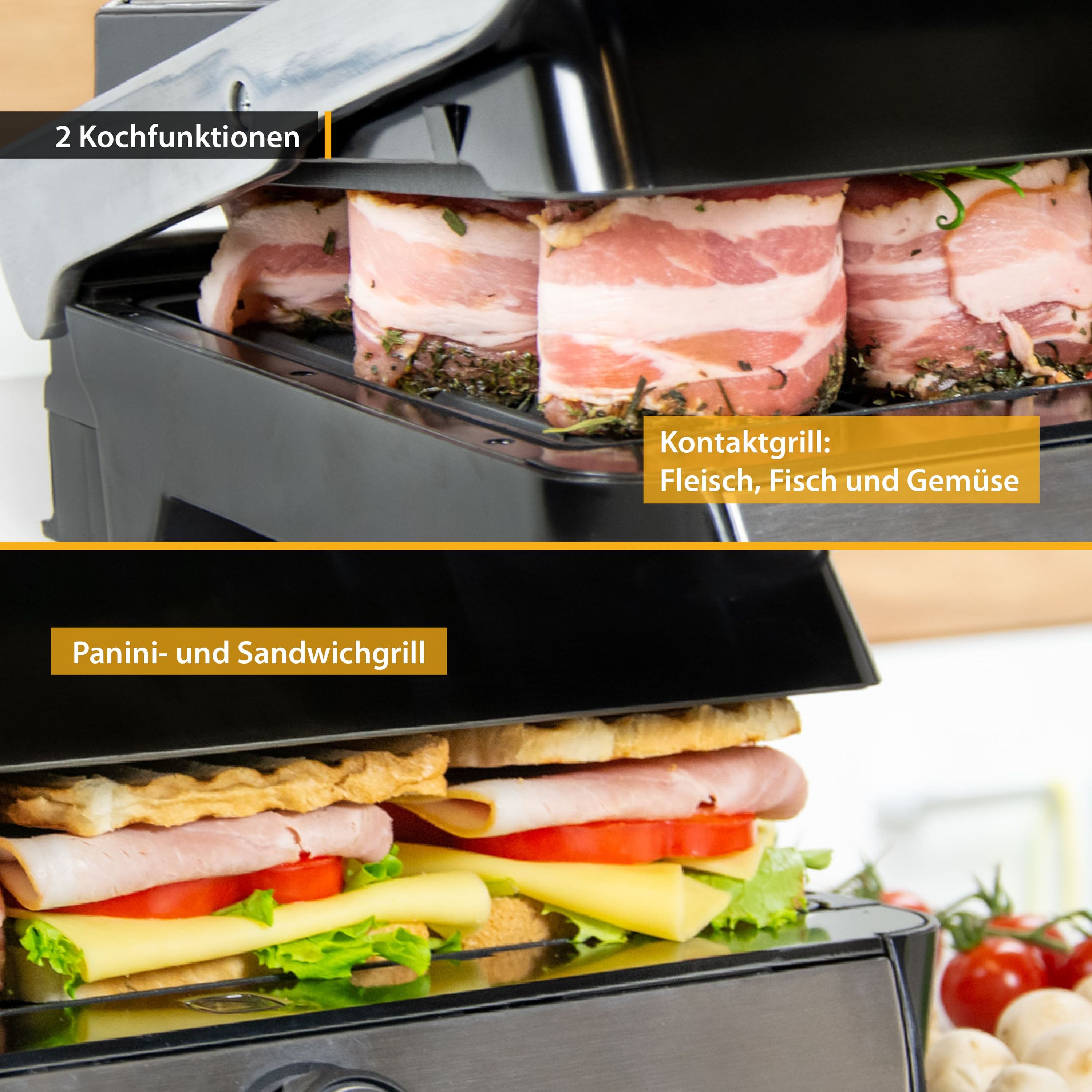 Tischgrill, Elektrogrill, Grillplatte