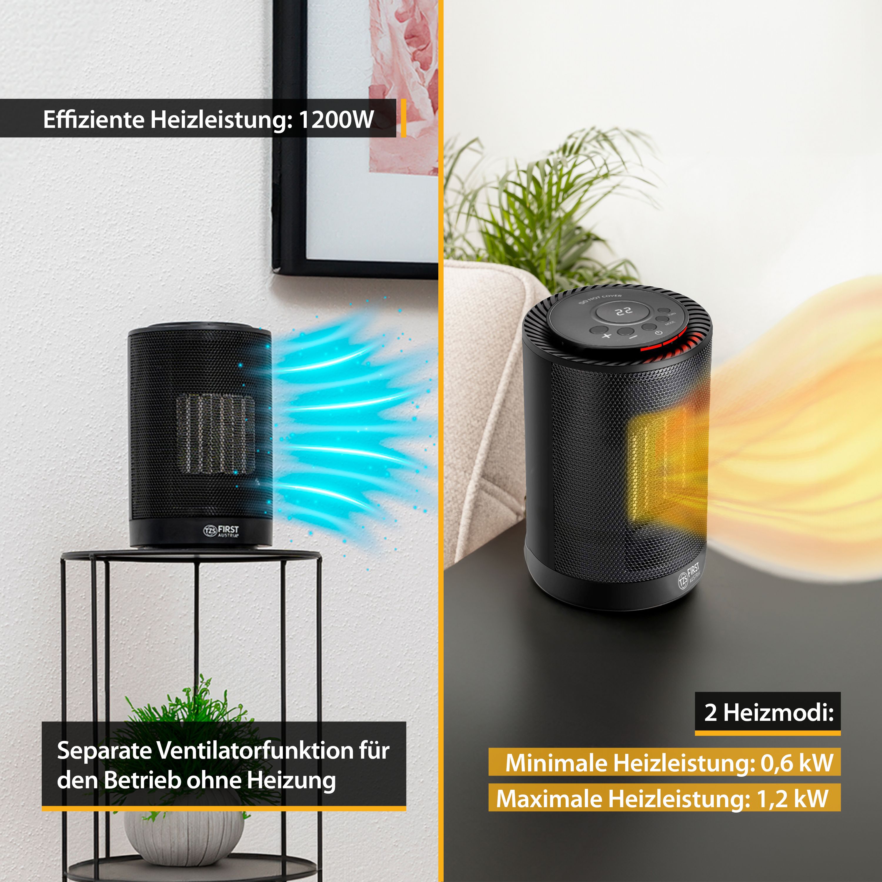 1200W | schwarz klein