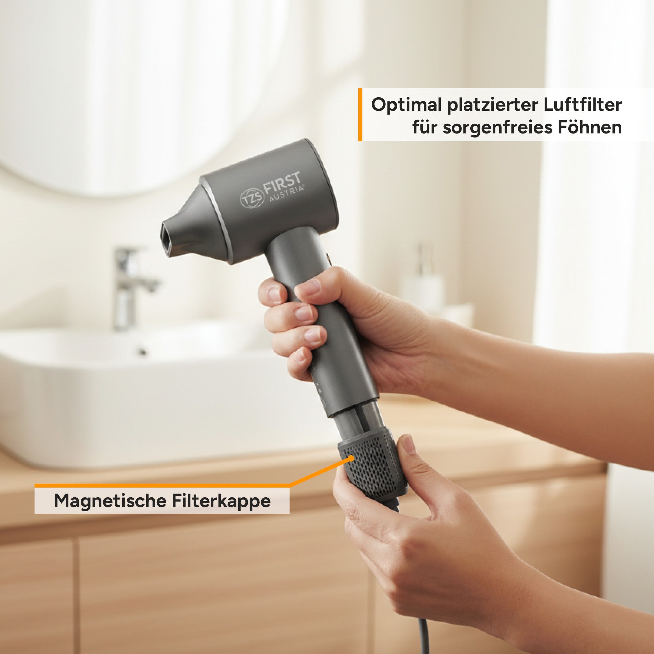 Duo Sensor Hair Dryer 420 g, Plasma Ionic Technology, BLDC Motor