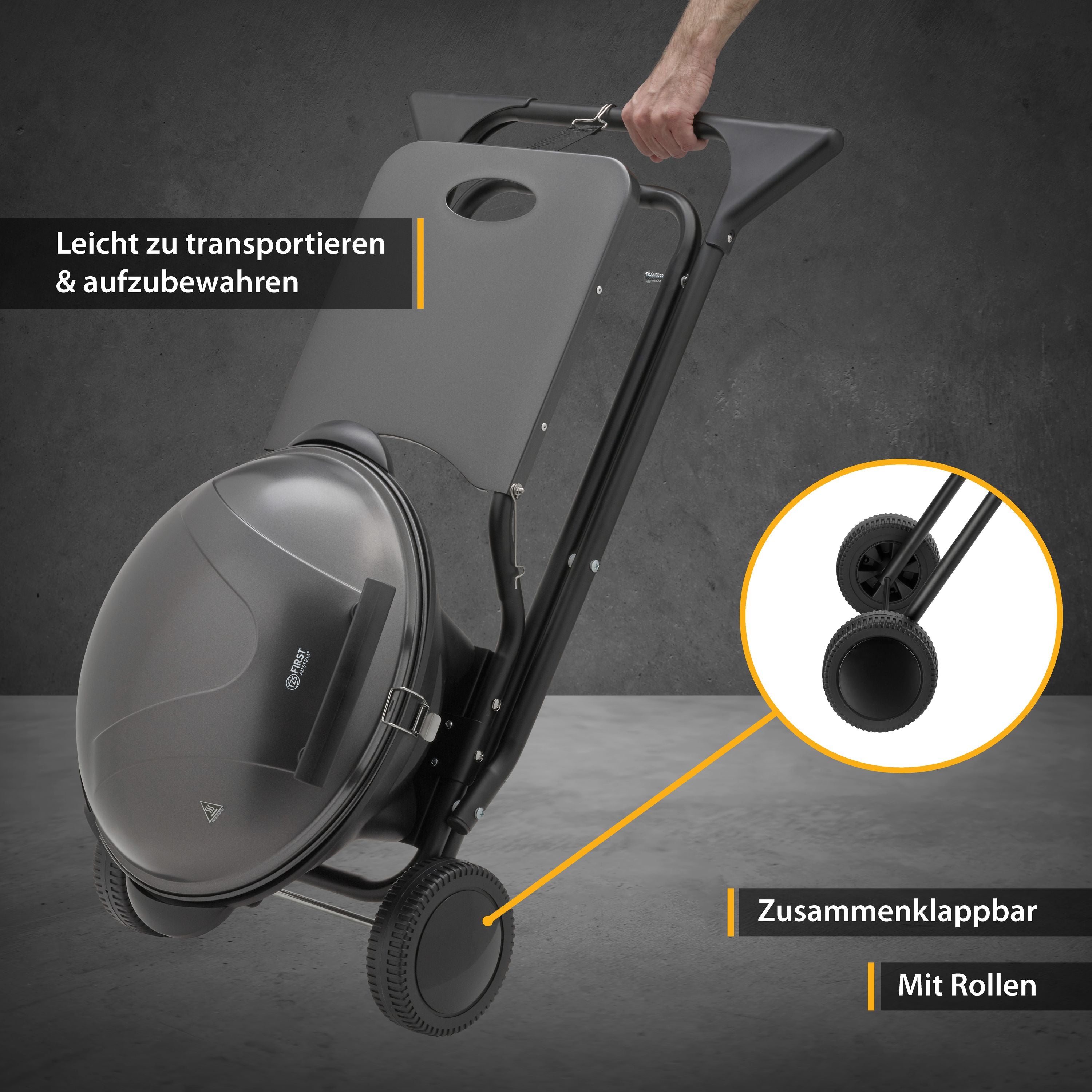 mit Rollen | klappbar