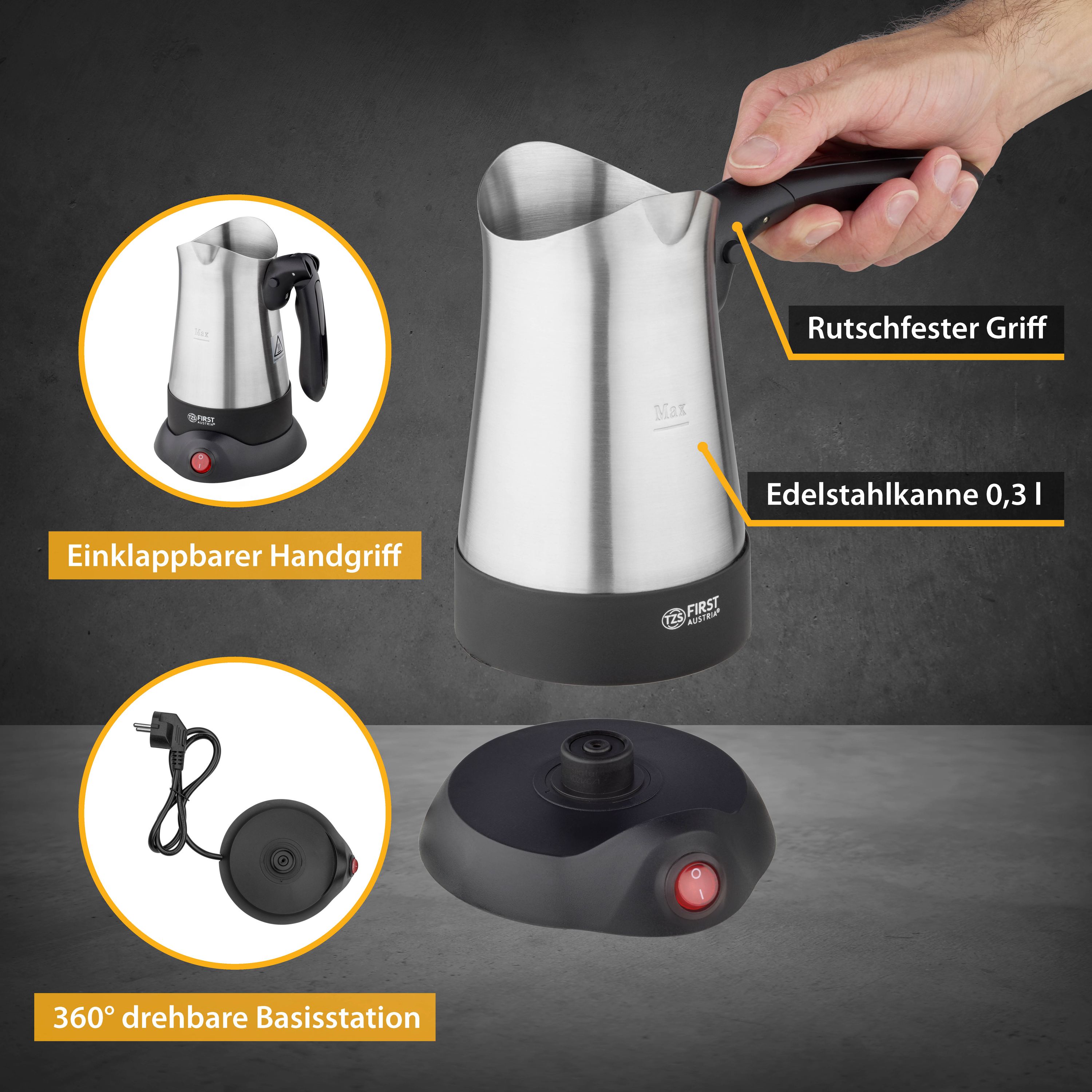 Klappgriff | 3 Tassen