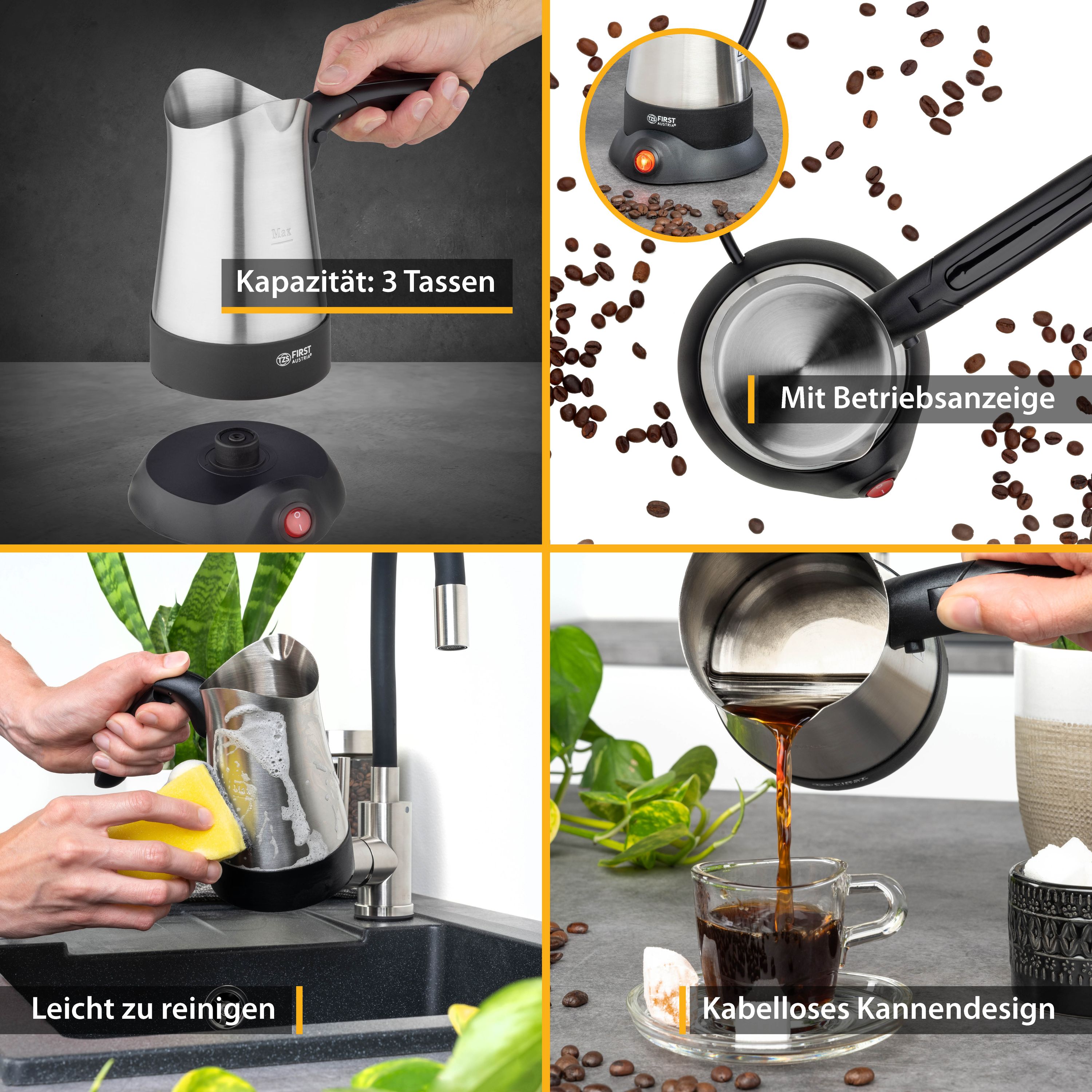 Klappgriff | 3 Tassen