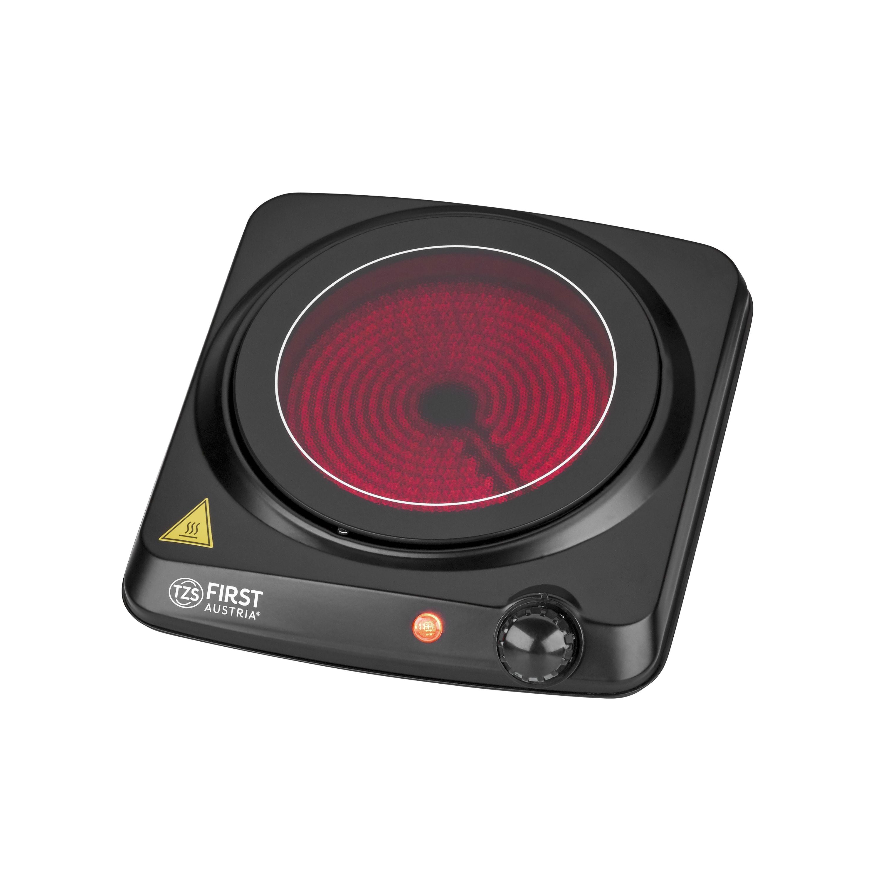 Single hot plate 1200 W, ceramic glass, portable & energy-efficient