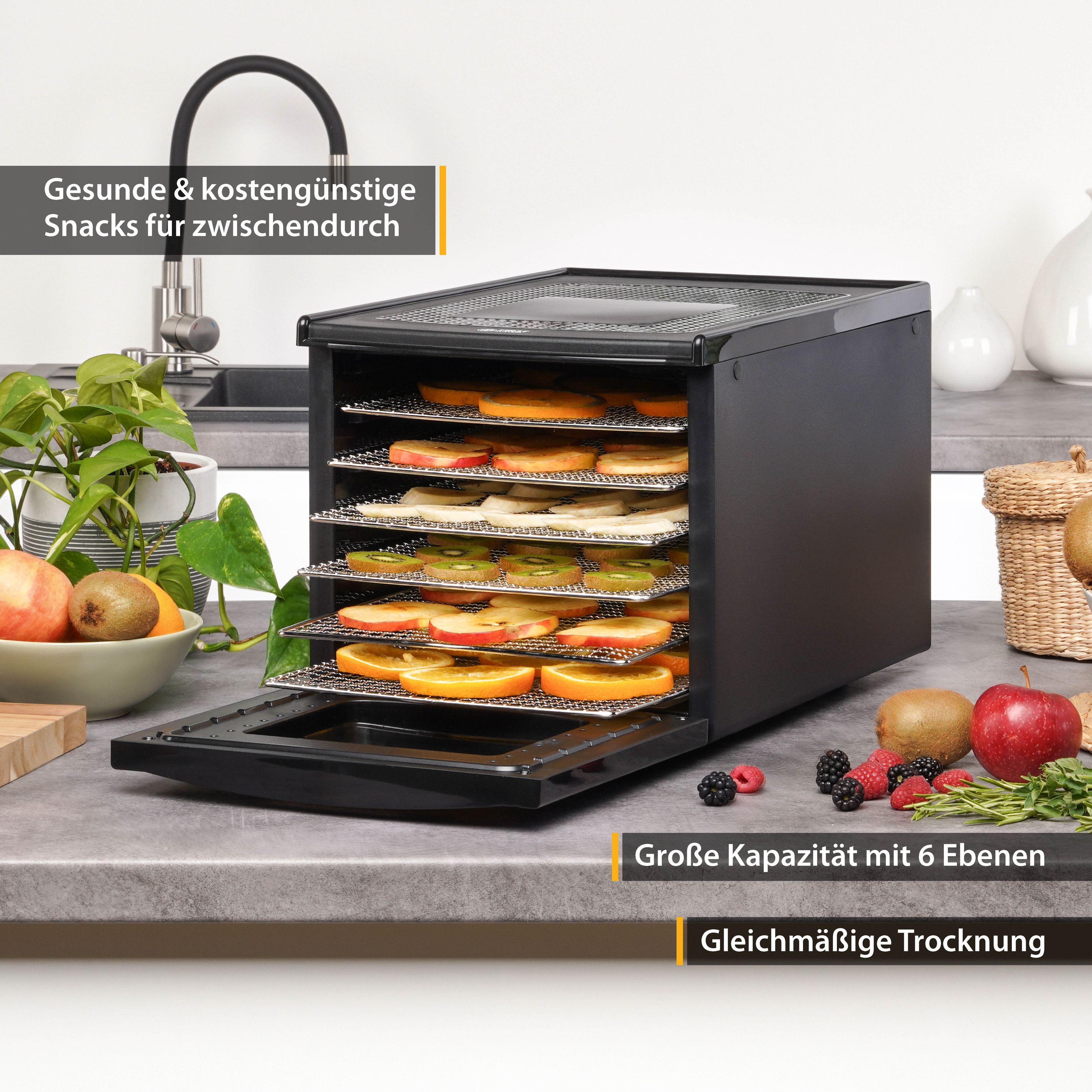 6 Etagen | Edelstahl