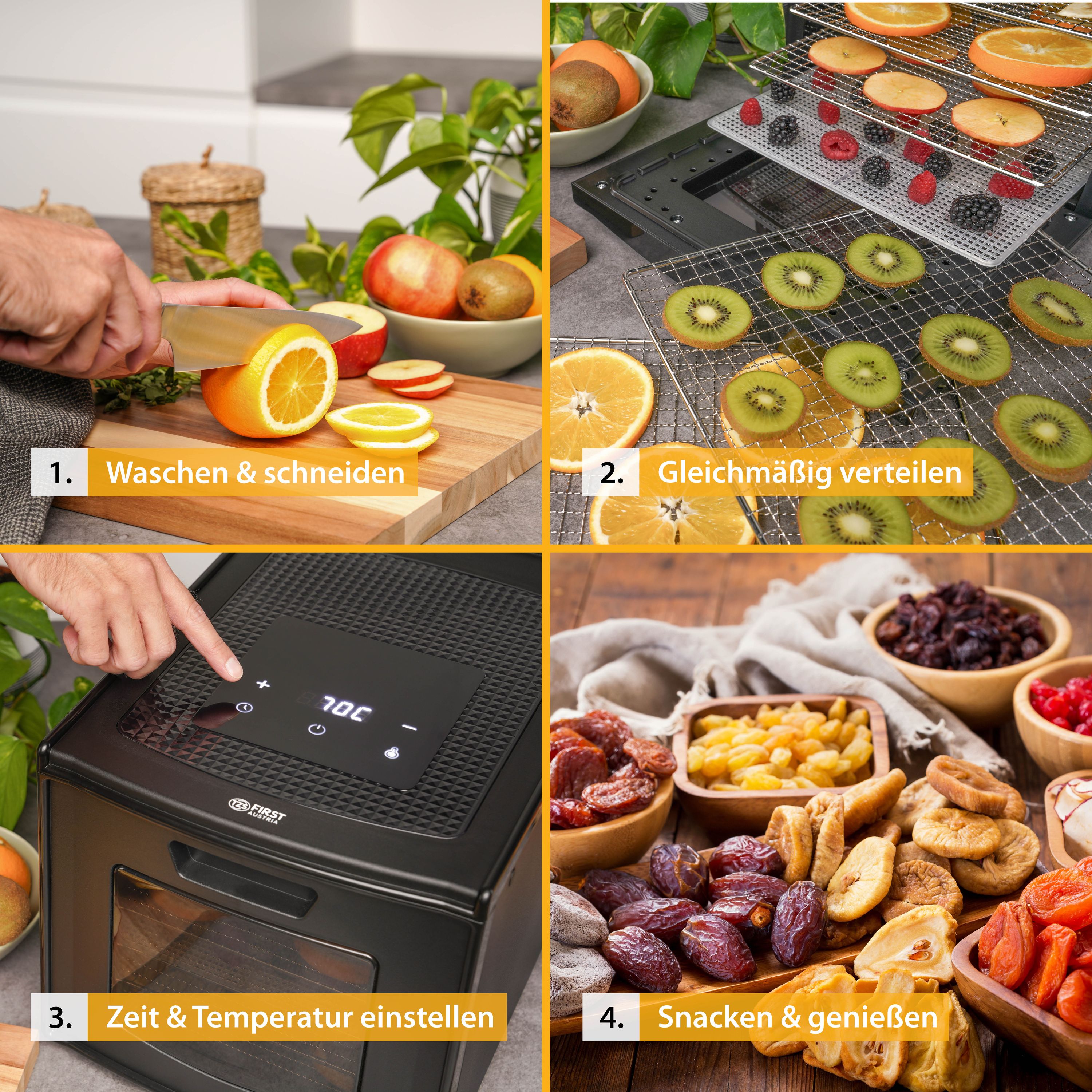 6 Etagen | Edelstahl