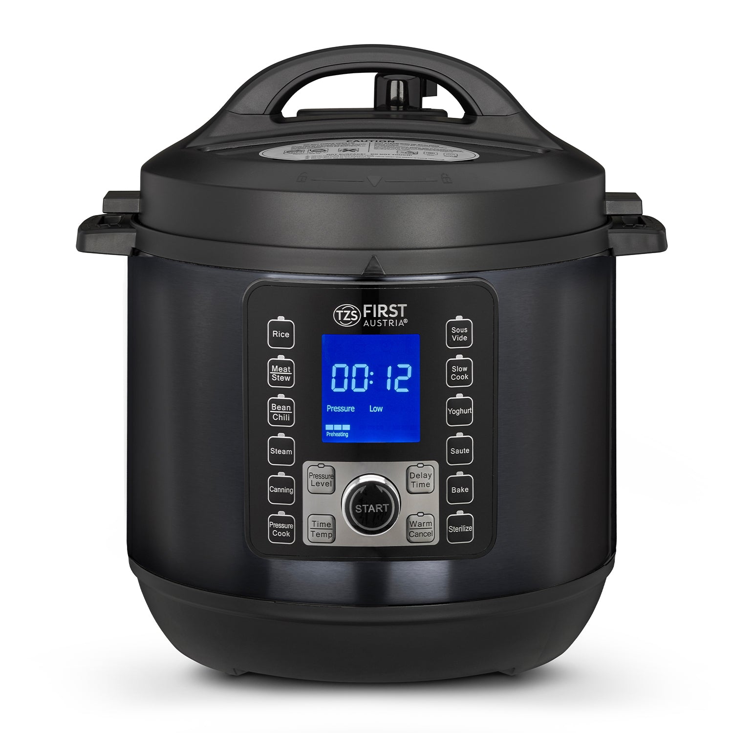 Electric Pressure Cooker 6 L, Multi Cooker, 9 Programs, Grey