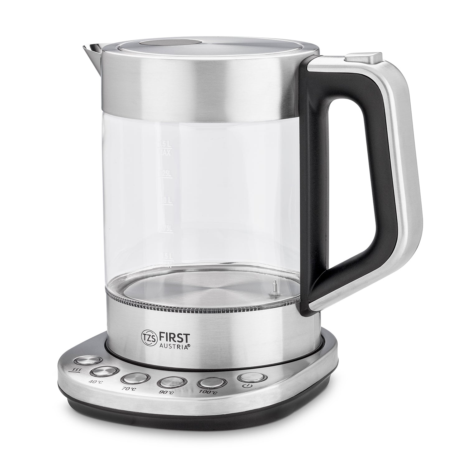 Glaswasserkocher 1,7 L, mit Kalkfilter, 2200 Watt, Innenbeleuchtung