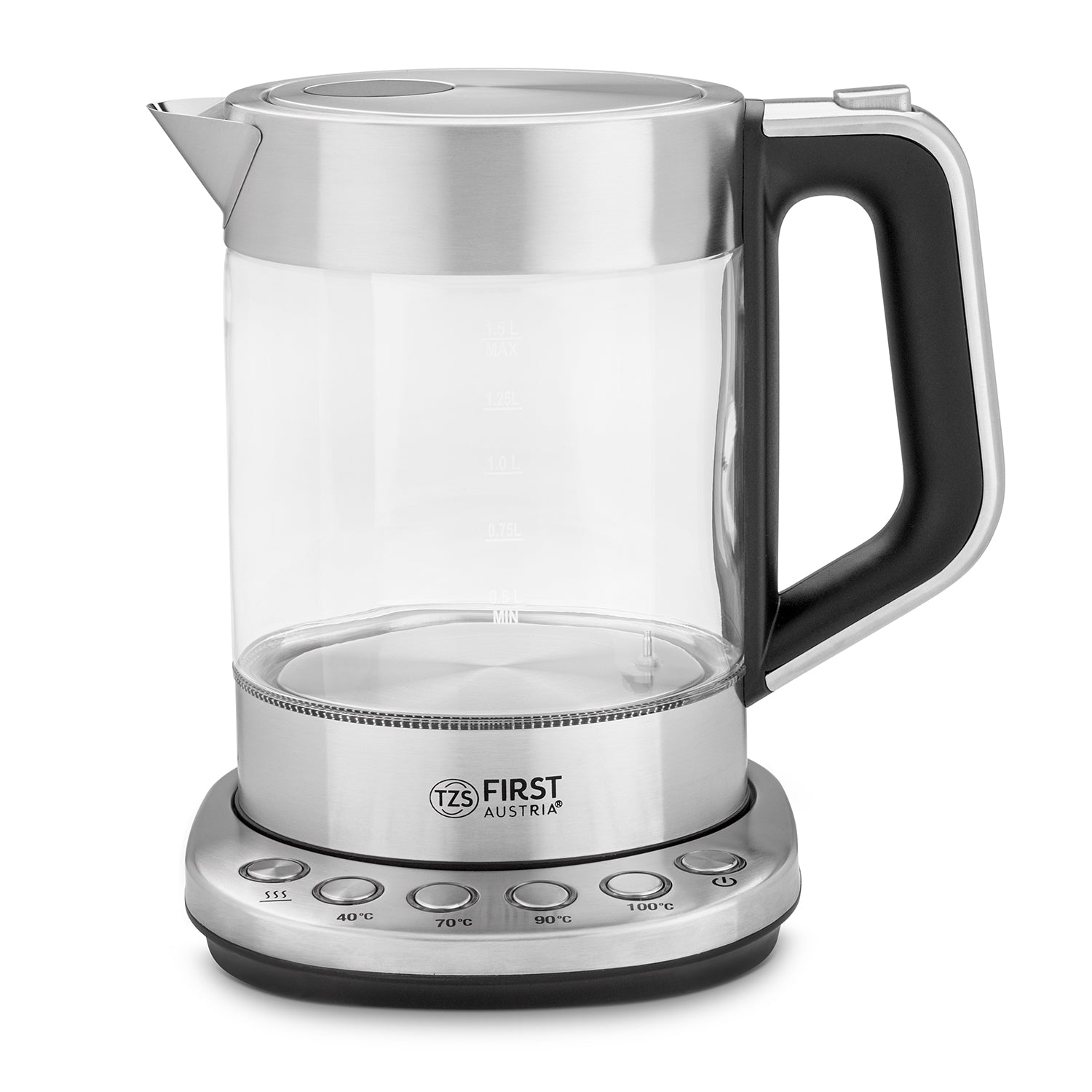 Glaswasserkocher 1,7 L, mit Kalkfilter, 2200 Watt, Innenbeleuchtung