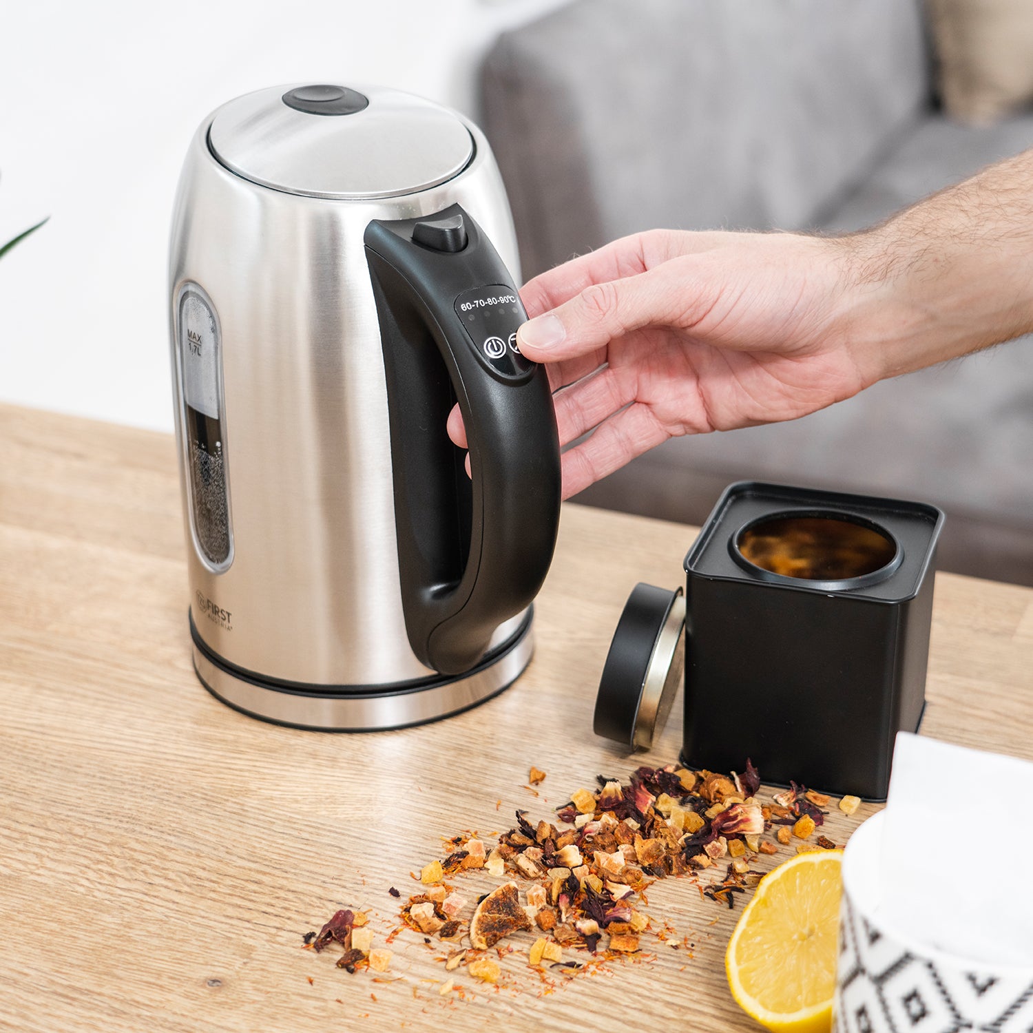 60-100 Grad Einstellung