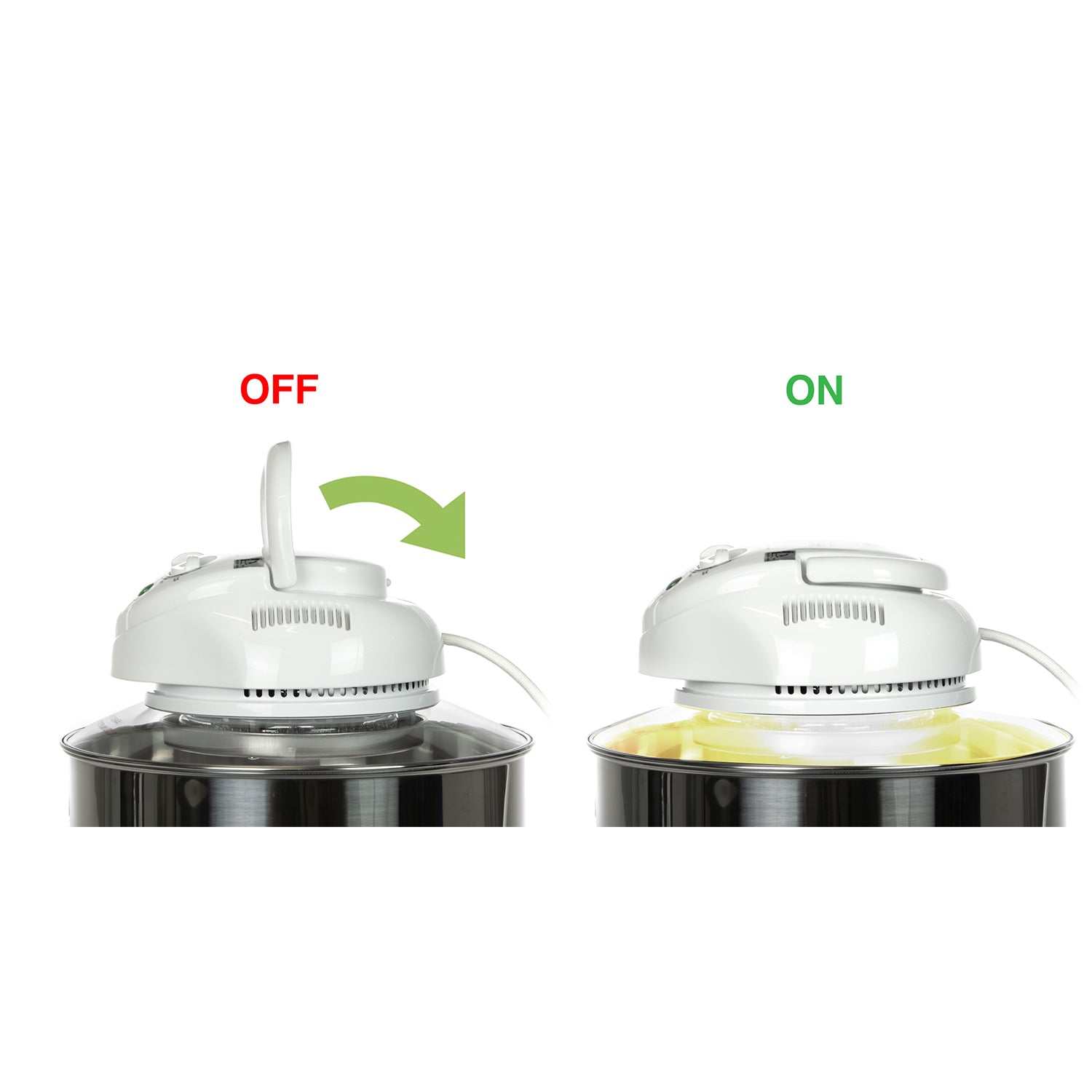 Halogenofen 17 L mit Erweiterungsring