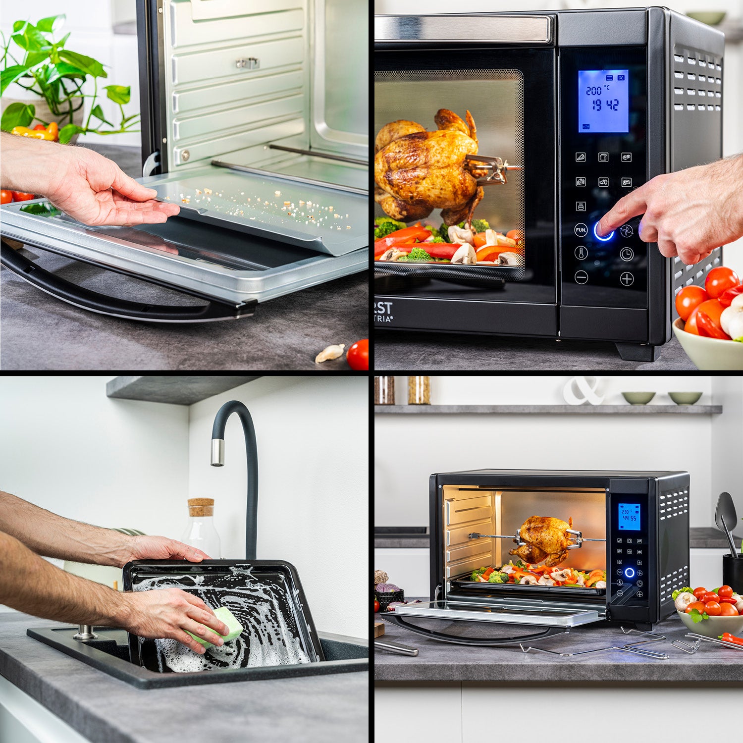 Mini-Backofen 30L, multifunktional, geräumig