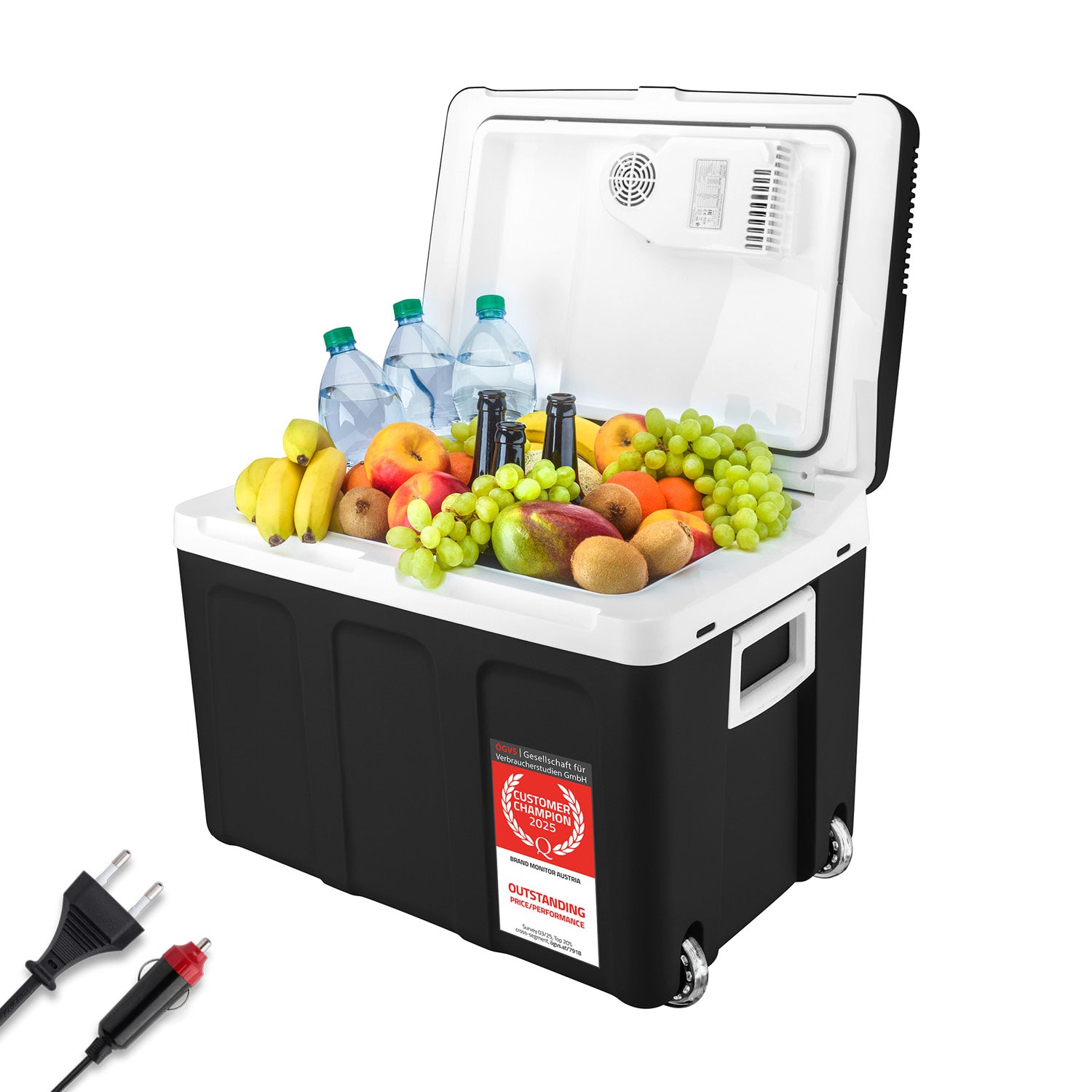 kaz3000ページ Electric Cool Box 45L, with Trolley Function, Cooling & Warming Functi