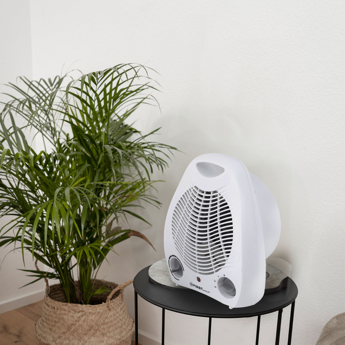 Radiateur soufflant 2 000 W, 2 niveaux de chauffe, thermostat