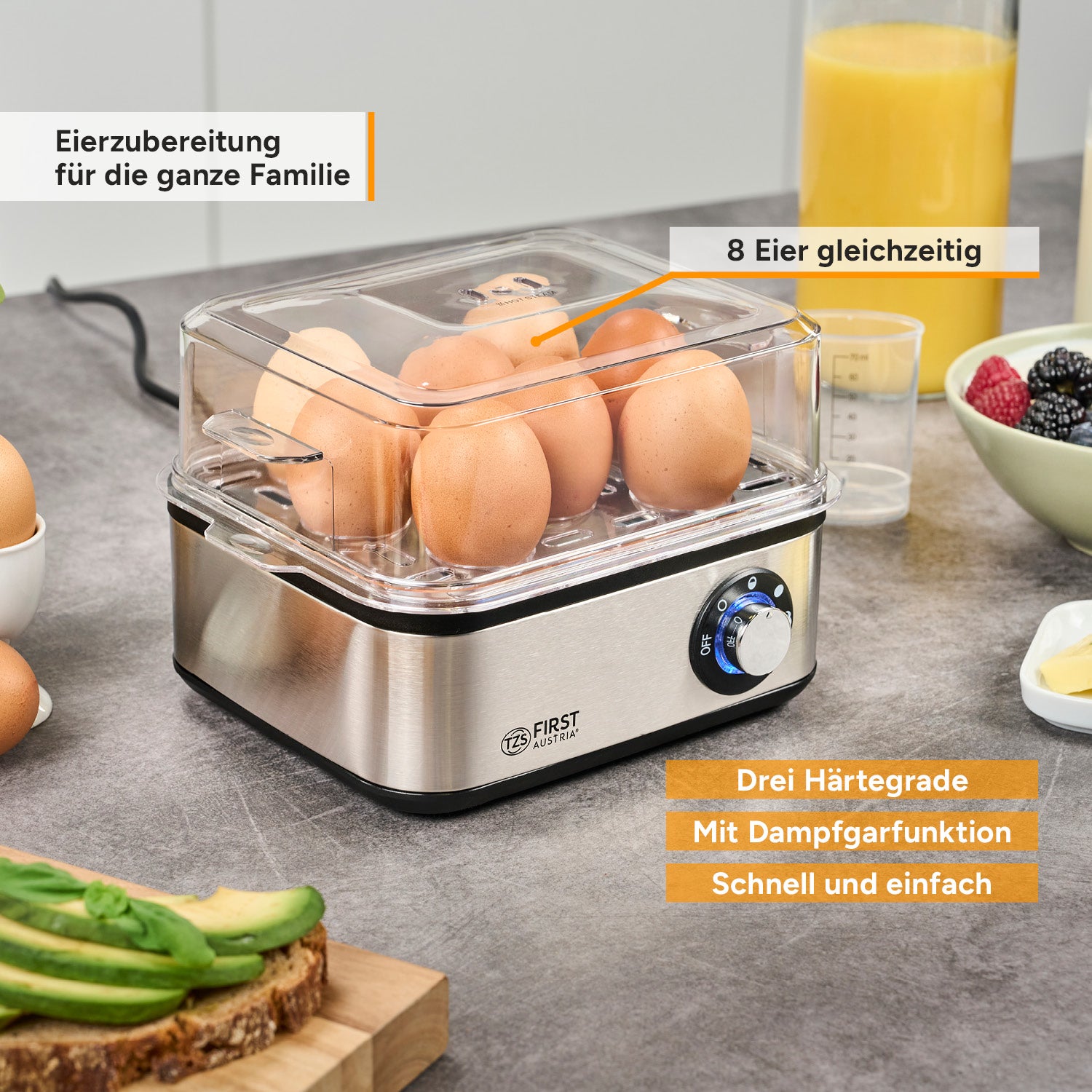 Für 8 Eier