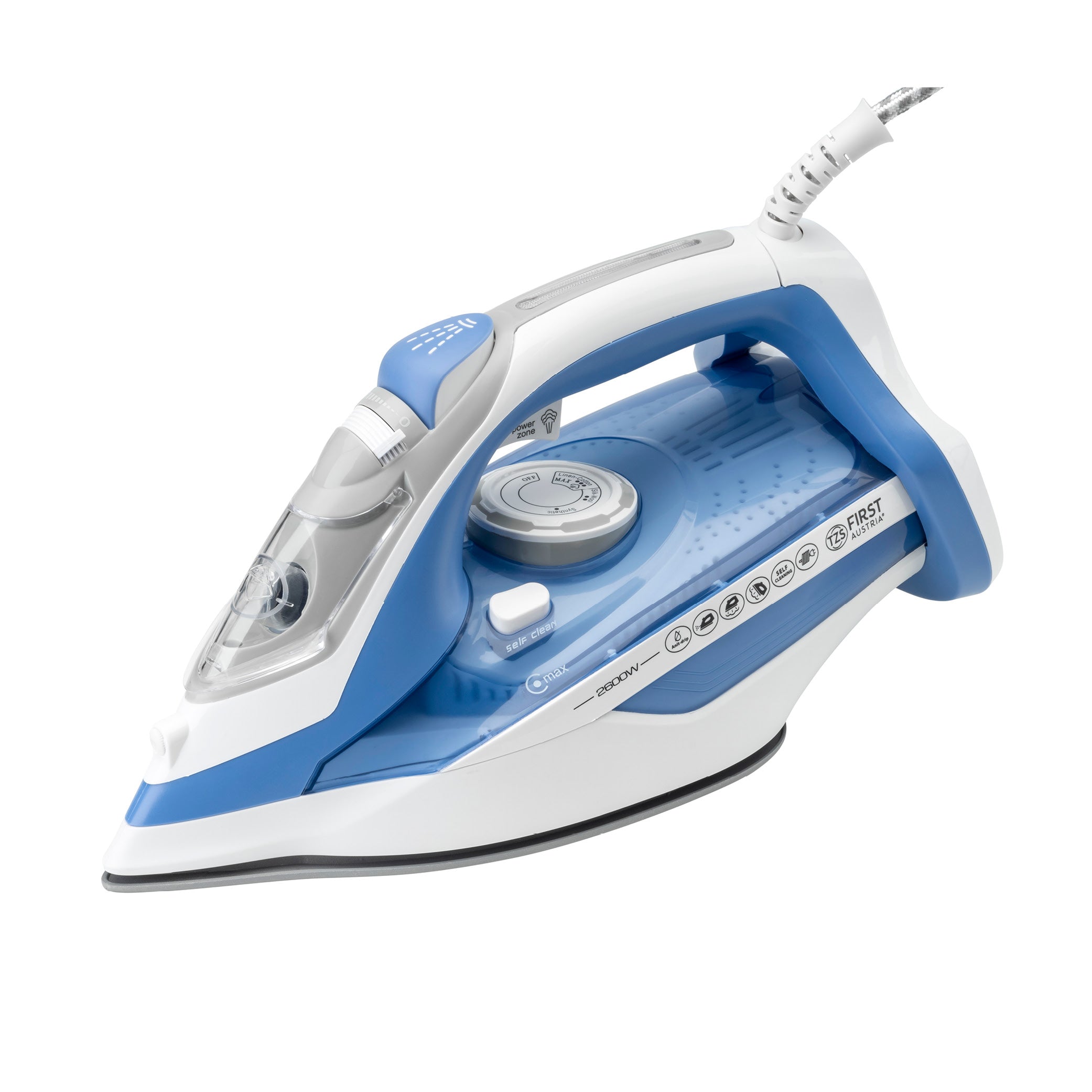 Dampfbügeleisen, verstellbare Dampfstärke & vertikaler Dampfstoß