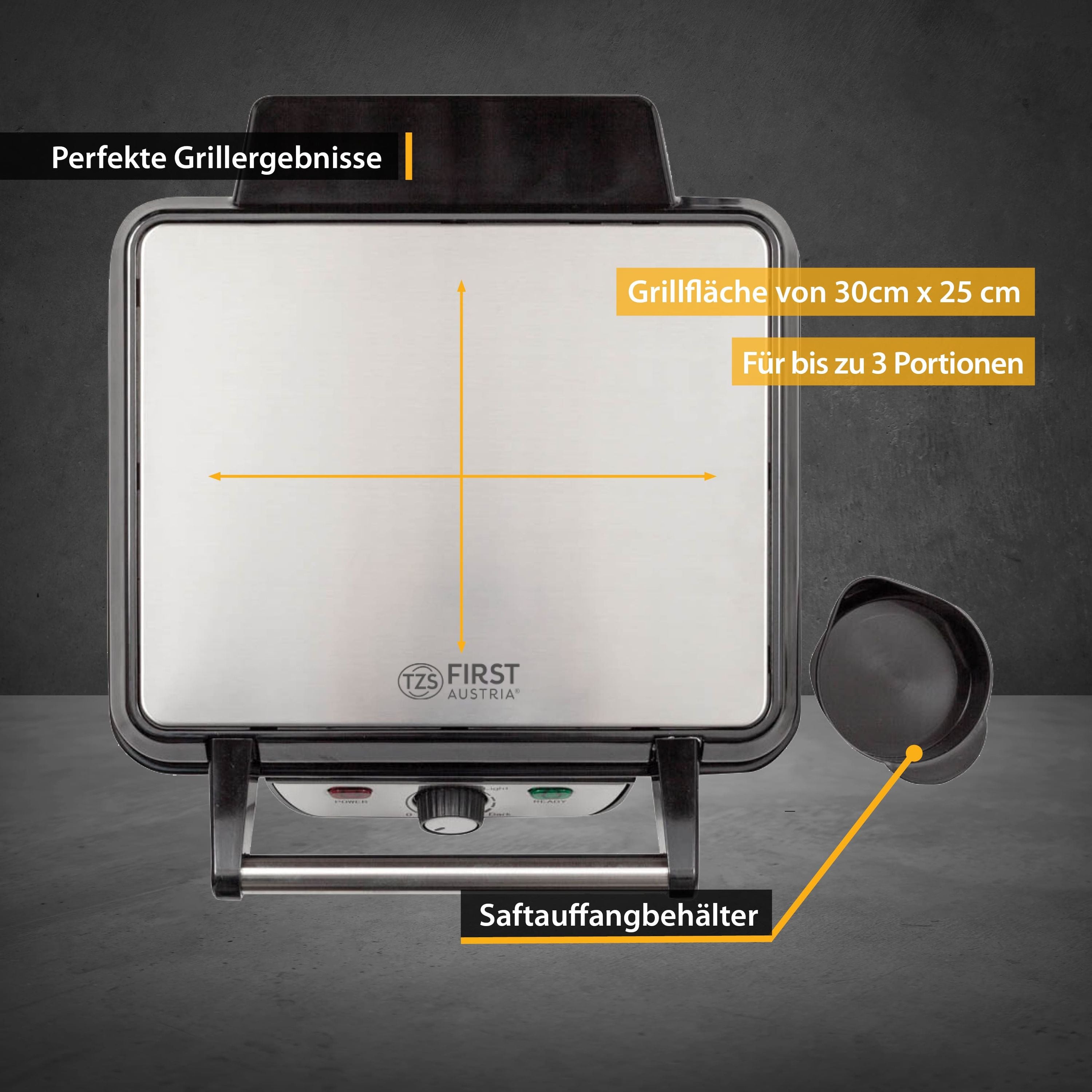Tischgrill, Elektrogrill, Grillplatte