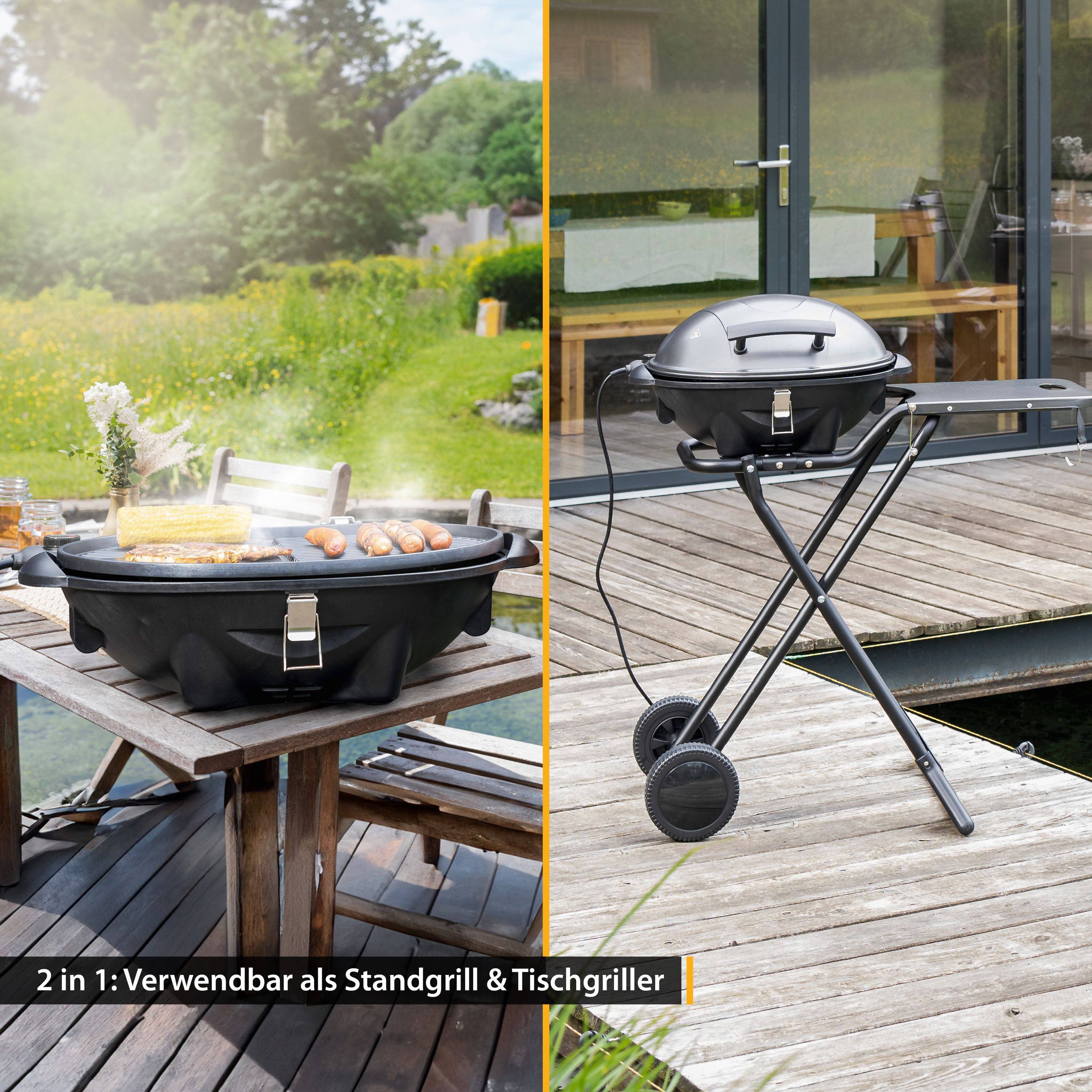 mit Rollen | klappbar