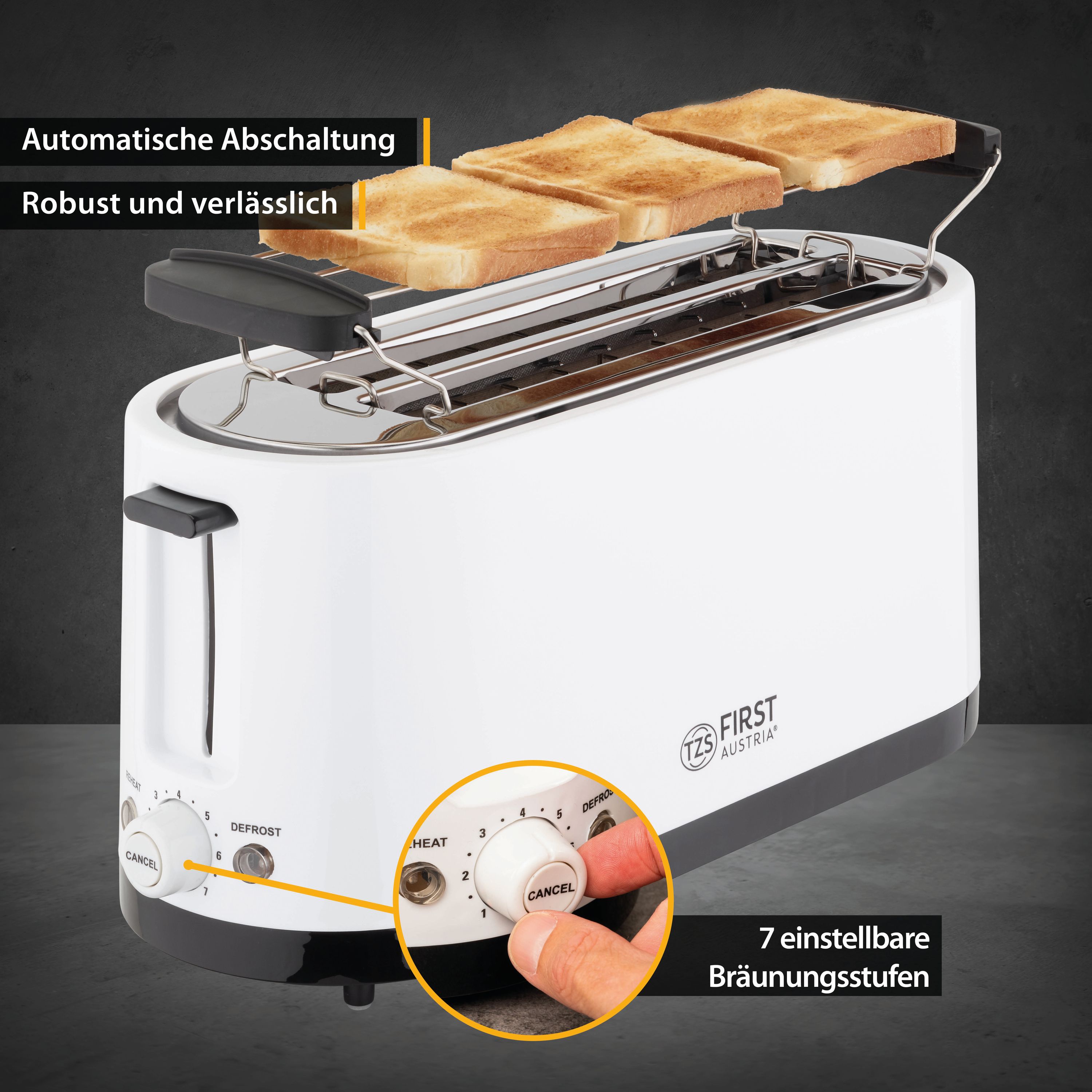 1400W - 4 Scheiben