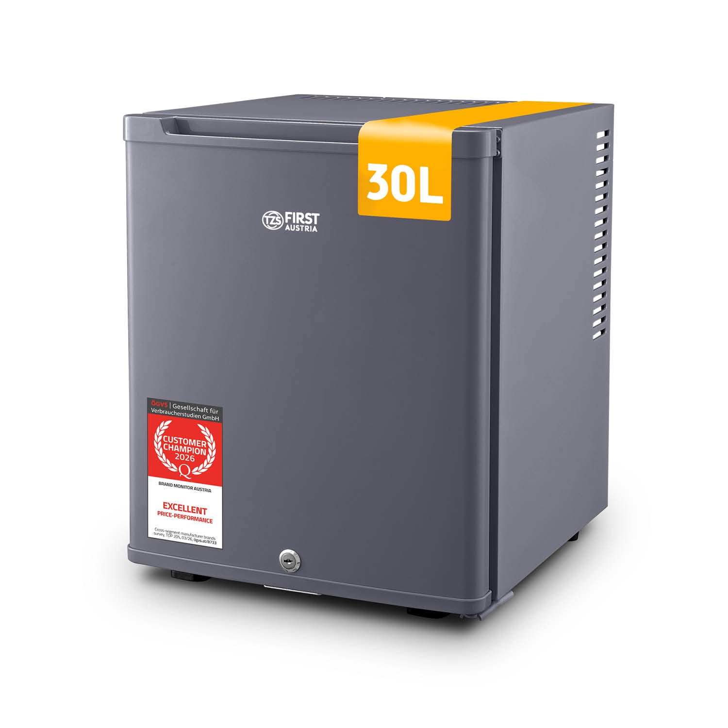 Thermoelectric Mini Fridge 30 L with LED & Flexible Shelves