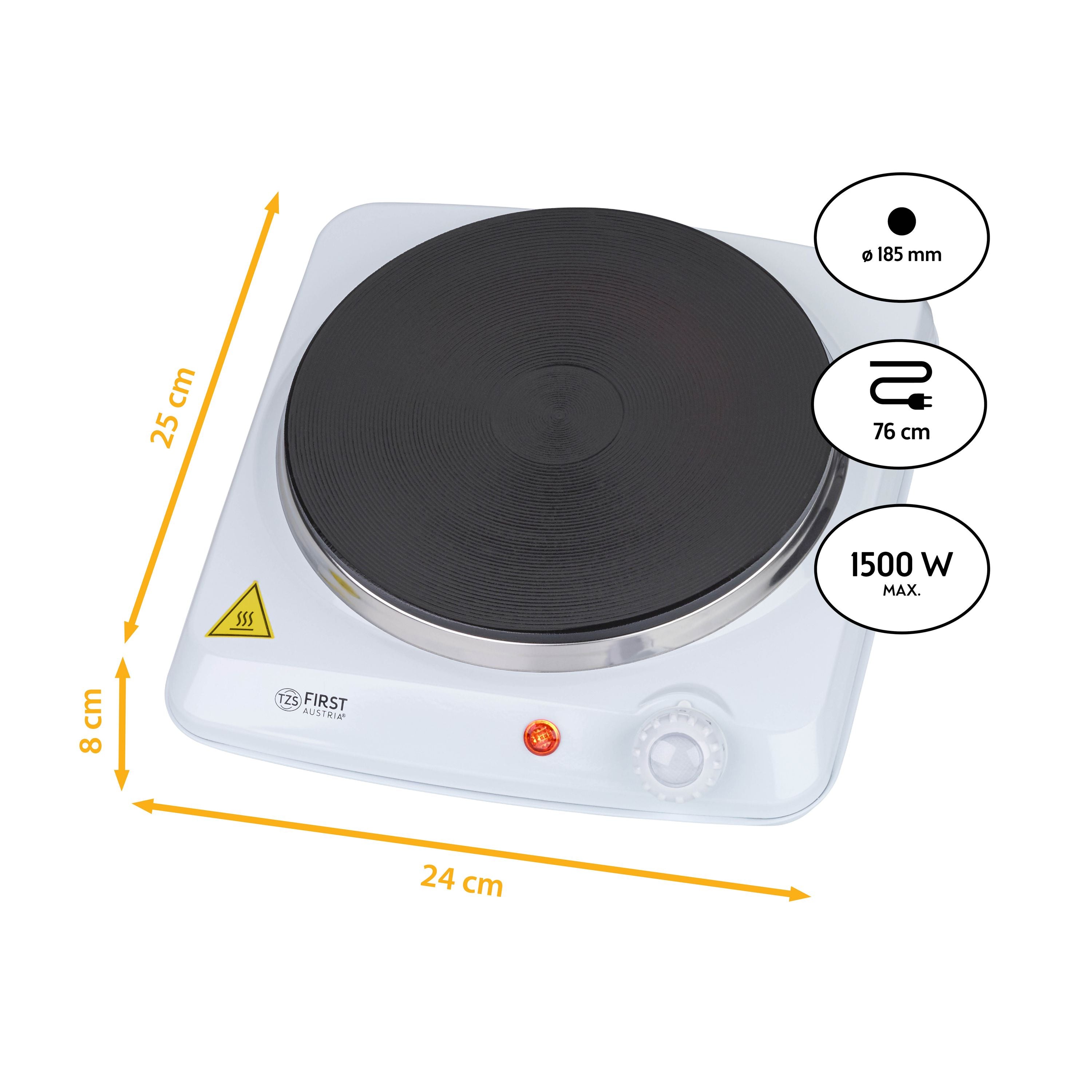 Gusseisen Einzelkochplatte 1500 W, stufenloser Thermostat