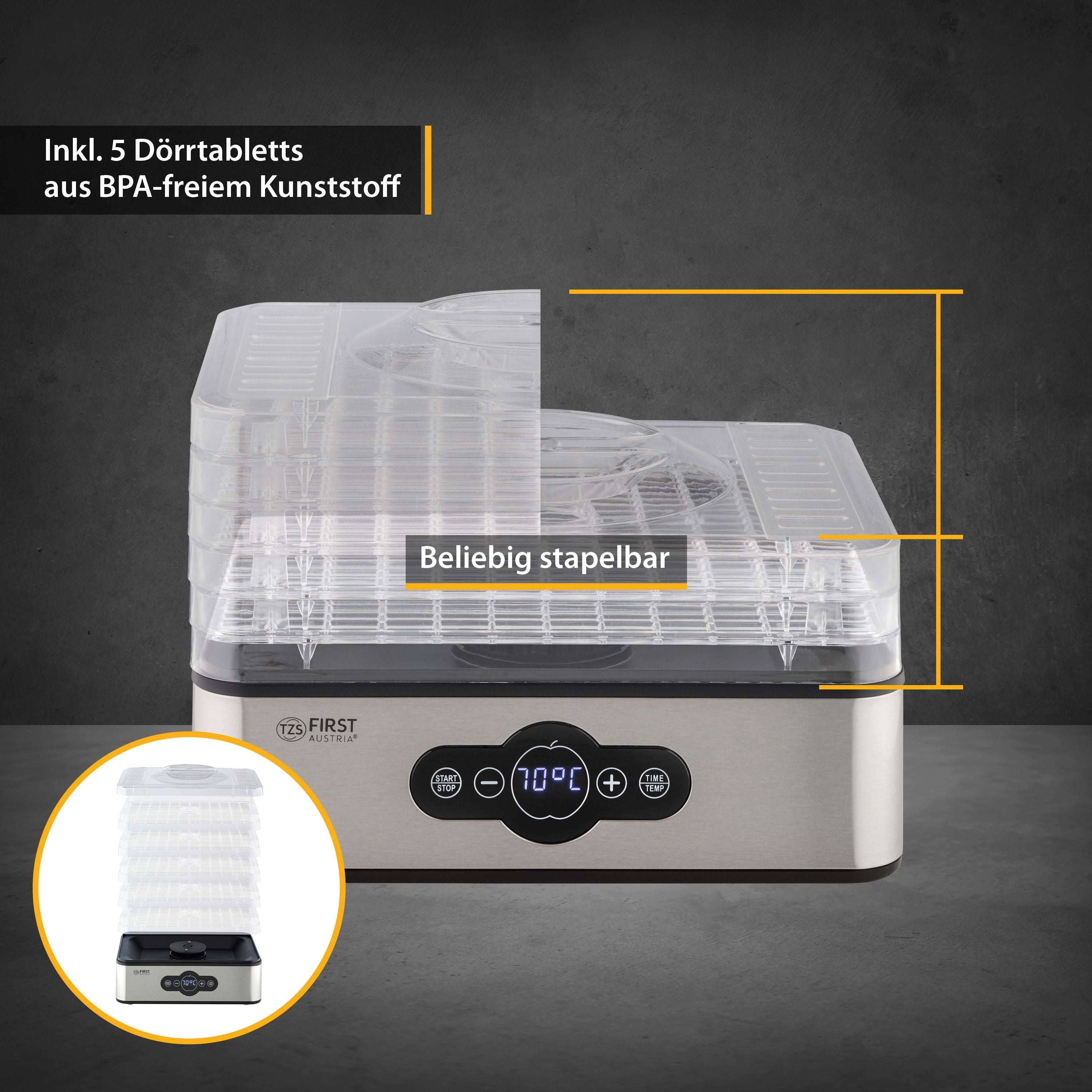 5 Etagen | Kunststoff