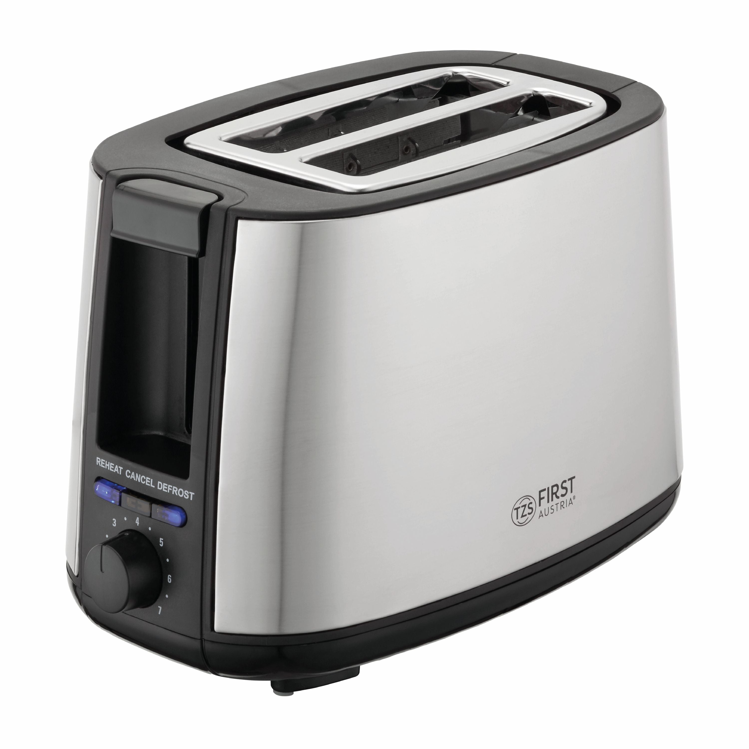 2 Scheiben Toaster, Selbstzentrierfunktion, 7 Bräunungsstufen, 650-750W