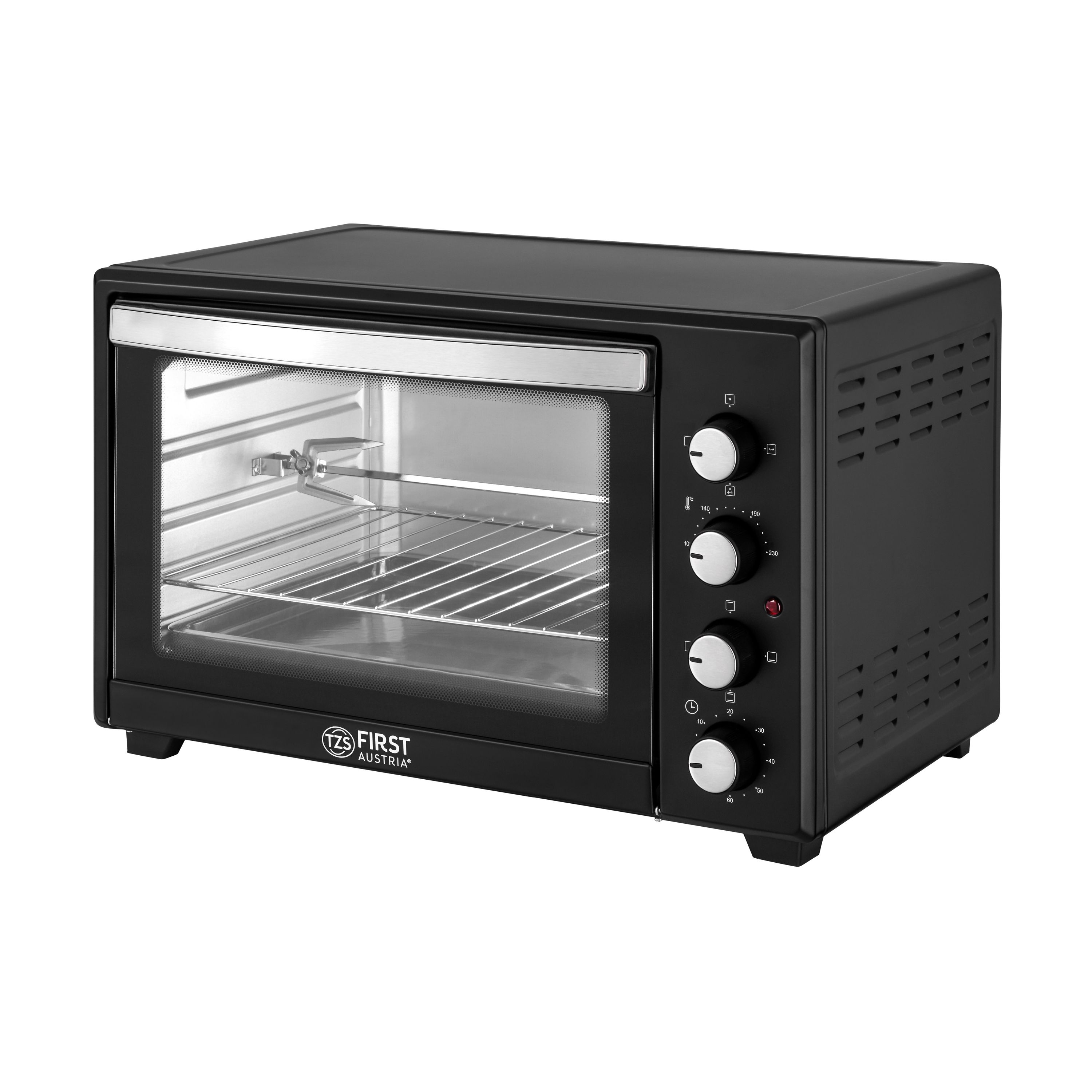 Minibackofen | 45 Liter | Schwarz